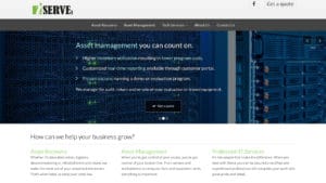 iserve inc web site screenshot.